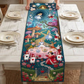 Fairy Tale Tea Party Quilted Table Runner Disney Merch Unique Gifts For Sisters - Gearneko