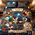 Harry Potter Fantasy Wizard Quilt Bedding Set Harry Potter Merch Halloween Gifts Ideas - Gearneko