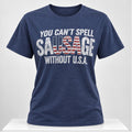 Josie Glabach You Cant Spell Sausage Without USA Shirt Funny Saying Tee - Gearneko