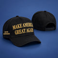 Gold Dark Maga Never Surrender Hat 45 47 MAGA Baseball Cap Gifts For Trump Supporters - Gearneko