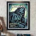 Metallica Life Burns Faster 2026 Week 3 Pop Up Shop Poster Live At Sphere Las Vegas October 15 17 2026 Decor Poster Canvas - Gearneko