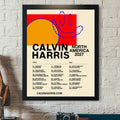 Calvin Harris North America 2027 Tour Schedule Dates Poster Calvin Harris Merch Music Lovers Gifts - Gearneko