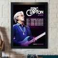 Eric Clapton UK Shows 2027 Poster Eric Clapton Merch Presents For Music Lovers - Gearneko