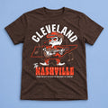 Cleveland To Nashville From The City Of Rock To The Heart Of Country T-Shirt Gifts For Football Lovers - Gearneko