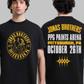 Jonas Brothers Pittsburgh PA City 2026 Live T-Shirt Jonas Brothers Clothing Line - Gearneko