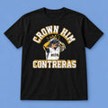 Milwaukee Brewers William Contreras Crown Him Contreras Shirt Gifts For Baseball Lover - Gearneko