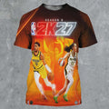 NBA 2K27 Season 2 Starring Tyrese Haliburton And Caitlin Clark Cover Athletes All Over Shirt Fan Gift - Gearneko