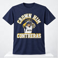 William Contreras Crown Him Contreras 2026 T-Shirt Milwaukee Brewers Merch Fan Gifts - Gearneko