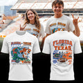 Texas Longhorns x Florida Gator Football Game Matchup T-Shirt Gifts For Football Lovers - Gearneko
