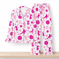 Volleyball Satin Pajama Set Volleyball Icons Sleeping Clothing Gifts For Wife - Gearneko