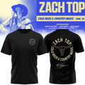 Zach Top Merch Cold Beer Country Music Tour 2026 Signature Shirt Zach Top Clothing - Gearneko