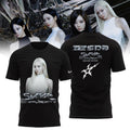 Aespa Merch Winter Complaexity 2026 2027 Tour Black T-Shirt Best Aespa Concert Attire Gift Ideas - Gearneko