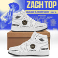 Personalized Zach Top Cold Beer Country Music Tour 2026 Sneaker Zach Top Merch - Gearneko