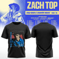 Zach Top Merch Cold Beer Country Music Tour 2026 Signature Shirt Zach Top Concert Attire - Gearneko