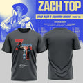 Zach Top Merch Cold Beer Country Music Tour 2026 Signature T-Shirt Zach Top Apparel - Gearneko