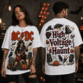 AC DC Merch High Voltage Haunt Shirt Halloween Clothing ACDC Fans Gifts - Gearneko