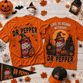 Dr Pepper Pmpkin Halloween T-Shirt Halloween Clothing Best Presents For Dr Pepper Lovers - Gearneko