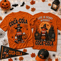 Coca Cola Halloween Graphic T-Shirt Spooky Halloween Clothing Line Gifts For Husband - Gearneko