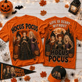 Hocus Pocus Halloween T-Shirt Spooky Halloween Clothes Gifts For Witch Lovers - Gearneko