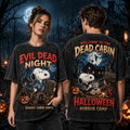 Evil Dead Night Snoopy Halloween Vintage T-Shirt Halloween Clothing Gifts For Snoopy Lovers - Gearneko