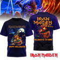 Iron Maiden Halloween Eddie Pumpkin T-Shirt Iron Maiden Halloween Apparel Best Fan Gifts - Gearneko