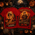 Jimmy Buffett Merch Spooky Season T-Shirt Halloween Clothing Gifts For Fans - Gearneko