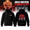 Jonas Brothers Merch The Burning Up Tour All Over Again Hoodie Best Gifts For Jonatics - Gearneko