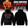 Jonas Brothers Merch The Burning Up Tour All Over Again Hoodie Best Jonas Brothers Apparel - Gearneko