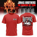 Jonas Brothers Merch The Burning Up Tour All Over Again Shirt Presents For Jonatics - Gearneko