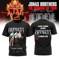 Jonas Brothers Merch The Burning Up Tour All Over Again Signed T-Shirt Best Gift Ideas - Gearneko