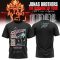 Jonas Brothers Merch The Burning Up Tour All Over Again T-Shirt Jonas Brothers Concert Tee - Gearneko