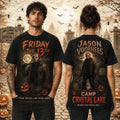 Friday The 13 Welcome To Camp Crystal Lake T-Shirt Halloween Clothes Unique Gifts For Horror Fans - Gearneko