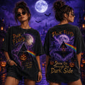 Pink Floyd Shine On Through The Dark Side T-Shirt Halloween Clothing Gifts For Fans - Gearneko