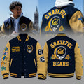 California Golden Bears Merch x Grateful Dead Jacket Best California Golden Bears Clothing - Gearneko