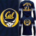California Golden Bears x Grateful Dead Merch Cal Football Long Sleeve Shirt Gifts For Deadheads - Gearneko