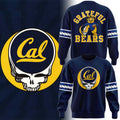 California Golden Bears x Grateful Dead Merch Cal Football Sweatshirt Football Fan Gift - Gearneko