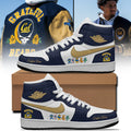 Personalized California Golden Bears x Grateful Dead Cal Football Shoes Best Grateful Dead Merch - Gearneko
