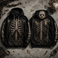 Jason Voorhees Skeleton Halloween Vintage Hoodie Scary Halloween Clothing Best Gift Ideas - Gearneko