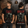 Saw Billy I Want To Play A Game Halloween T-Shirt Horror Movie Clothing Halloween Gift Ideas - Gearneko