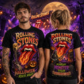 Rolling Stones Merch Halloween Black T-Shirt Spooky Halloween Clothing Gifts For Fans - Gearneko