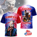 Terrifier 4Th Of July Halloween T-Shirt Halloween Merch Unique Gifts For Horror Lovers - Gearneko