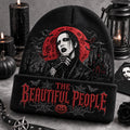 Marilyn Manson The Beautiful People Halloween Beanie Marilyn Manson Merch Gifts For Fans - Gearneko