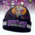 The Nightmare Before Christmas True Love Halloween Beanie Spooky Season Merch Gifts For Couples - Gearneko