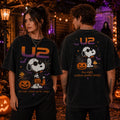 U2 Snoopy Halloween T-Shirt Snoopy Halloween Apparel Presents For Cartoon Lovers - Gearneko