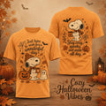 Snoopy Cozy Halloween Vibes T-Shirt Snoopy Clothing Gifts For Cartoon Lovers - Gearneko