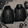 Valak The Nun Skeleton Halloween Hoodie Spooky Season Apparel Halloween Gifts - Gearneko