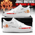 Custom Jonas Brothers Merch The Burning Up Tour All Over Again 2026 Sneakers Rock Fans Gifts - Gearneko