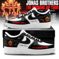 Custom Jonas Brothers Merch The Burning Up Tour All Over Again 2026 Sneakers Rock Lover Gifts - Gearneko