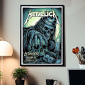 Metallica Life Burn Faster Las Vegas Event Poster Metallica Merch Music Lovers Gifts - Gearneko
