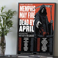 Memphis May Fire EU And UK Tour 2027 Tour Dates Poster Memphis May Fire Merch Music Lover Gifts - Gearneko